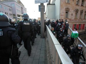 INCIDENTI E SCONTRI DERBY NORIMBERGA