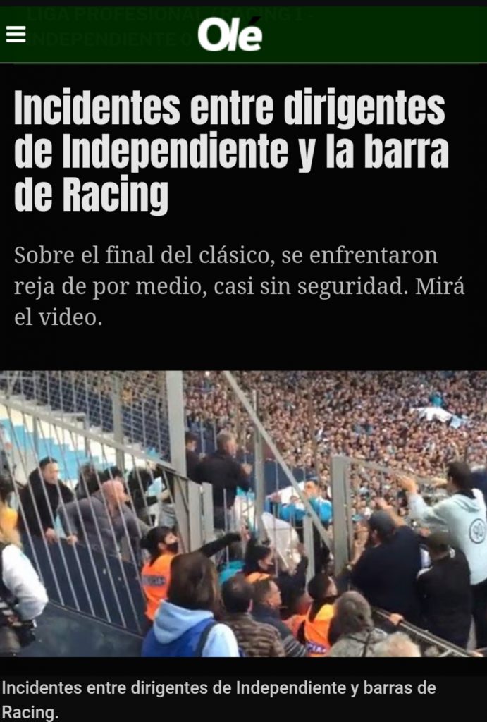 DERBY DI AVELLANEDA