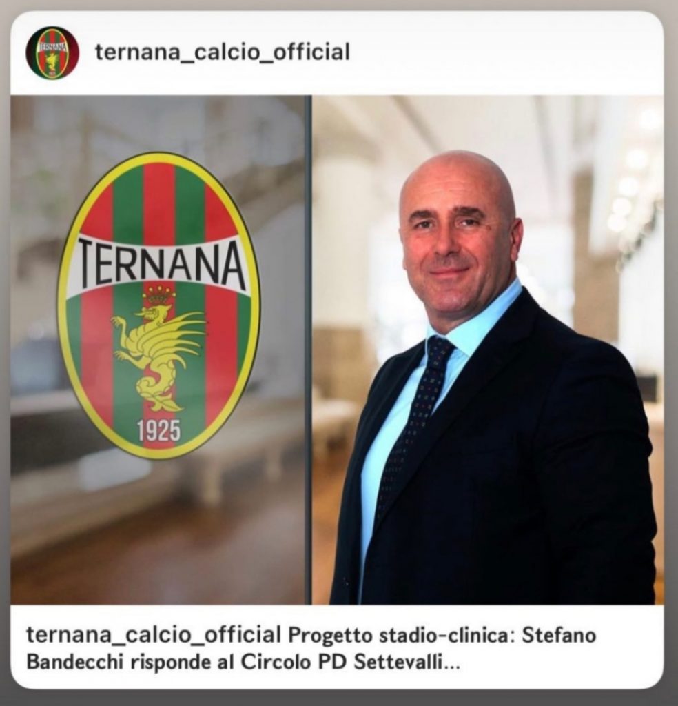 CASO POLITICO TERNANA