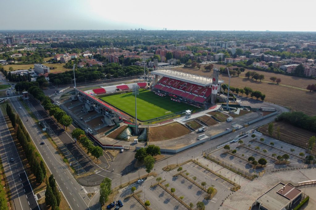 Drone View Of U-Power Stadium In Monza