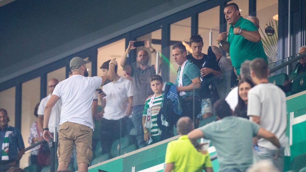 LA RABBIA DEI TIFOSI DEL RAPID VIENNA