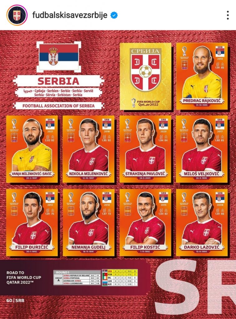 NAZIONALE SERBIA