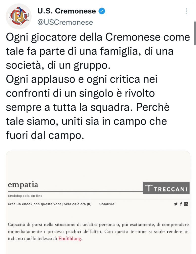 LA CREMONESE PER RADU