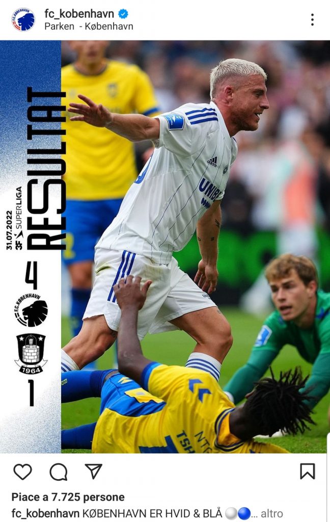 RISULTATO DERBY COPENAGHEN