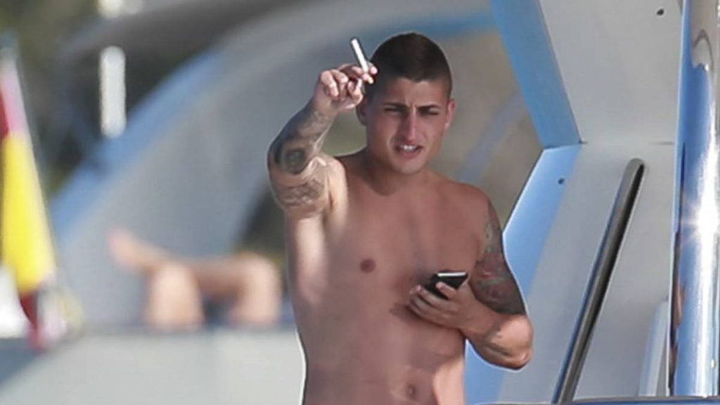 VERRATTI FUMA SEMPRE