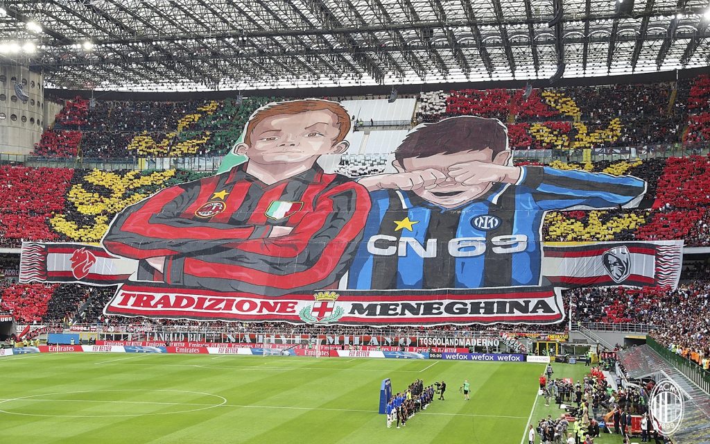 COREOGRAFIA CURVA MILAN