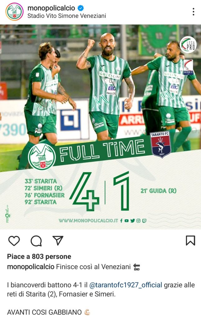 DERBY PUGLIESE E SCONTRI