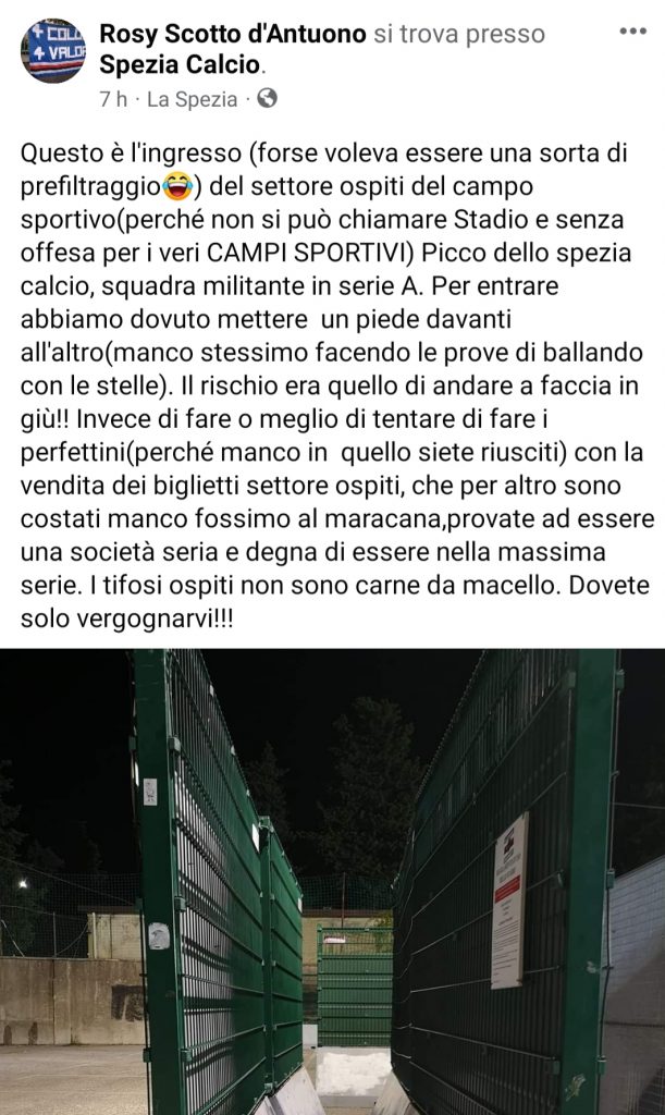 TIFOSI SAMP A SPEZIA