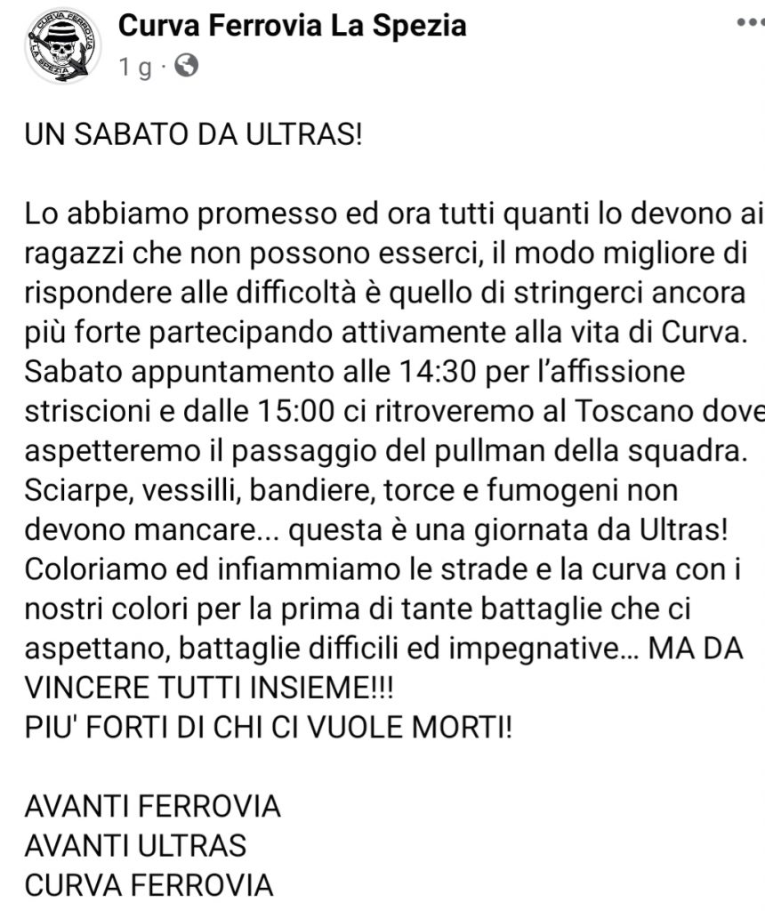 TIFOSI SPEZIA