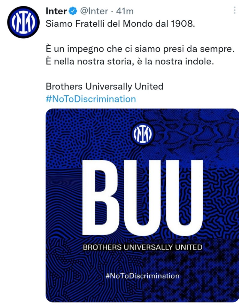 TWEET INTER DERBY