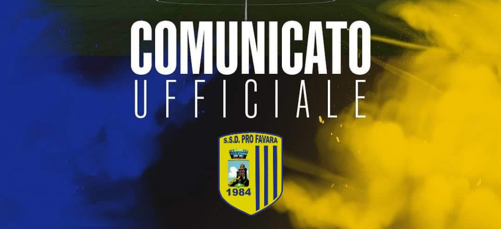 LA DECISIONE DELLA PRO FAVARA