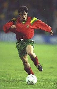 Paulo Futre of Portugal