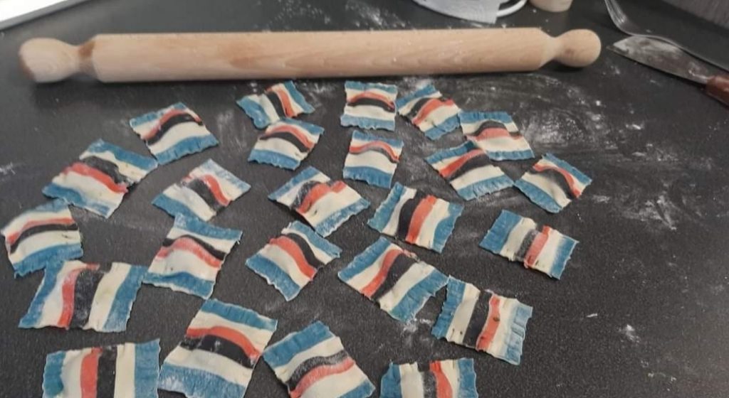 RAVIOLI BLUCERCHIATI PER LA VITTORIA