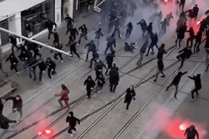 SCONTRI IN CITTA' PRIMA DEL DERBY