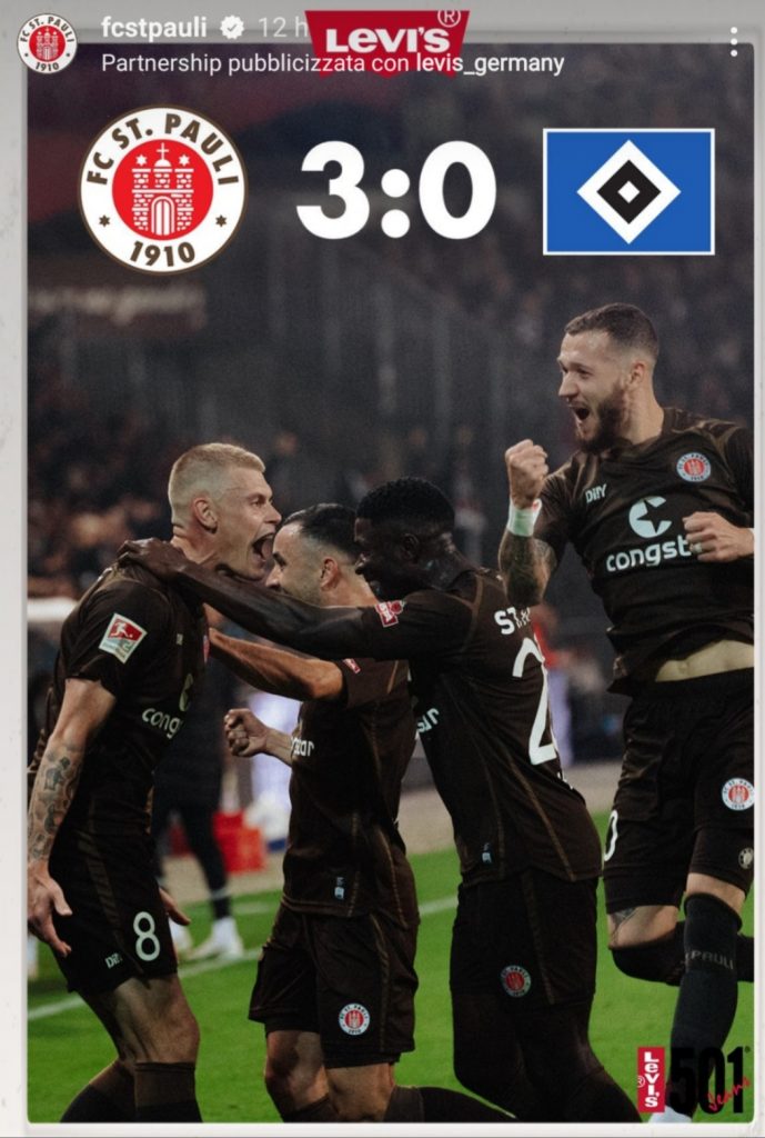 St Pauli vincitore