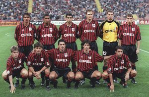 MANNSCHAFTSFOTO TEAMFOTO TEAM AC MAILAND