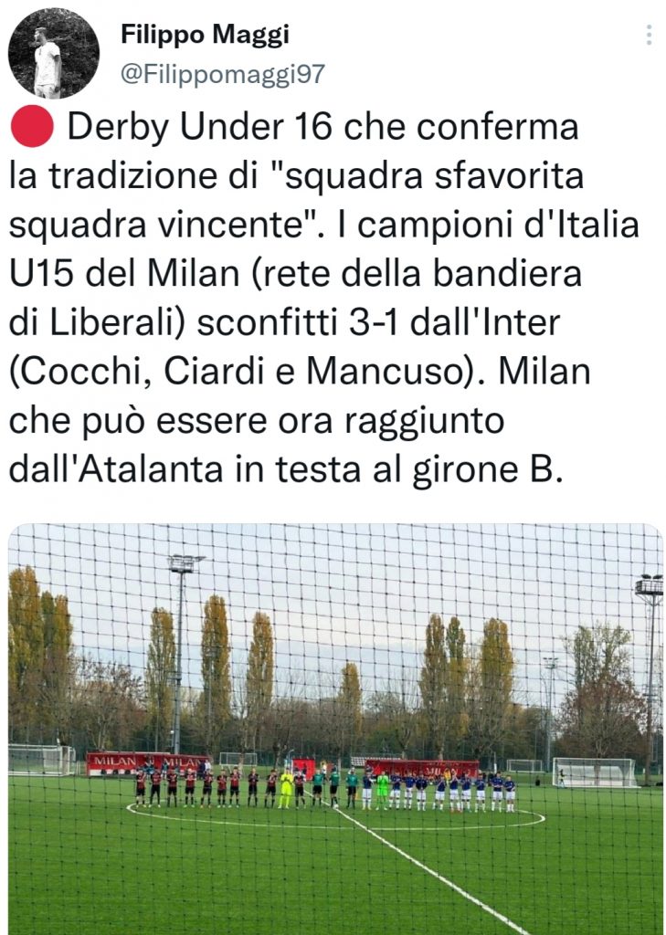 DERBY INTER UNDER 16