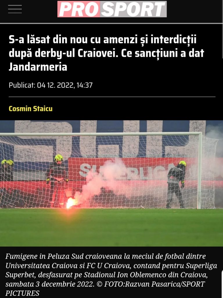 DERBY CRAIOVA
