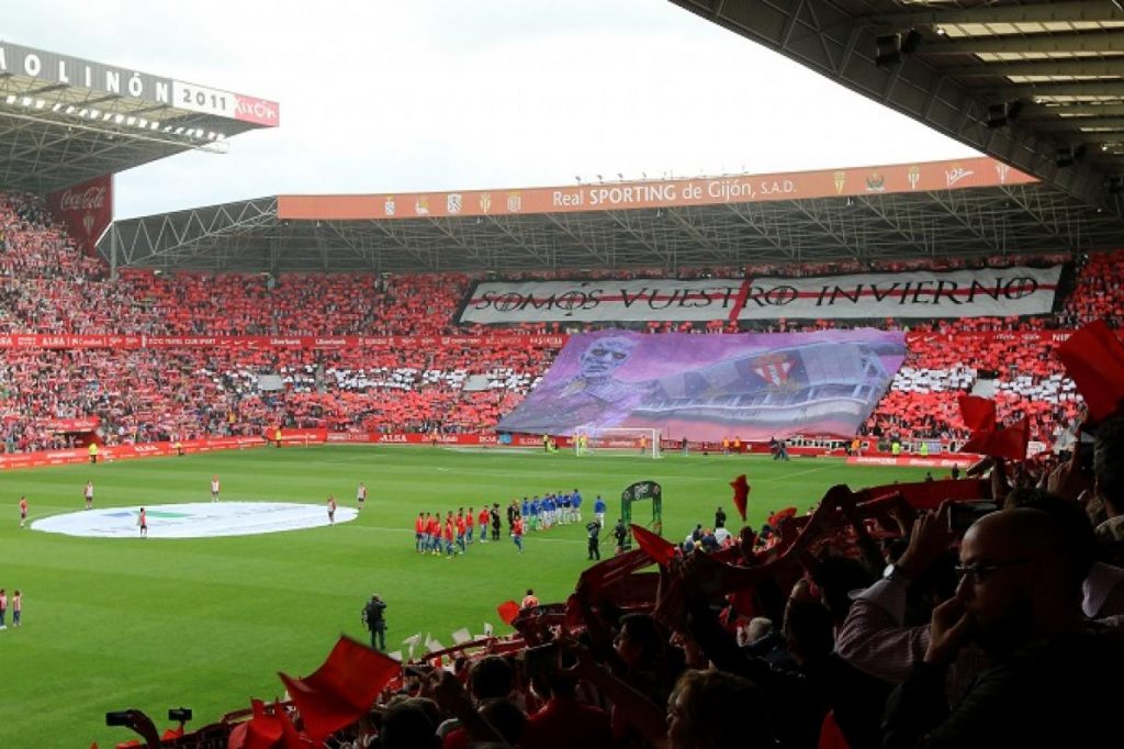 COREOGRAFIA DERBY GIJON