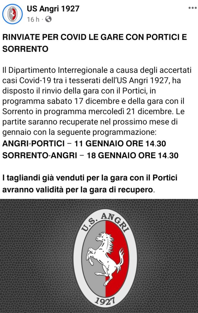 DERBY ANGRI PORTICI