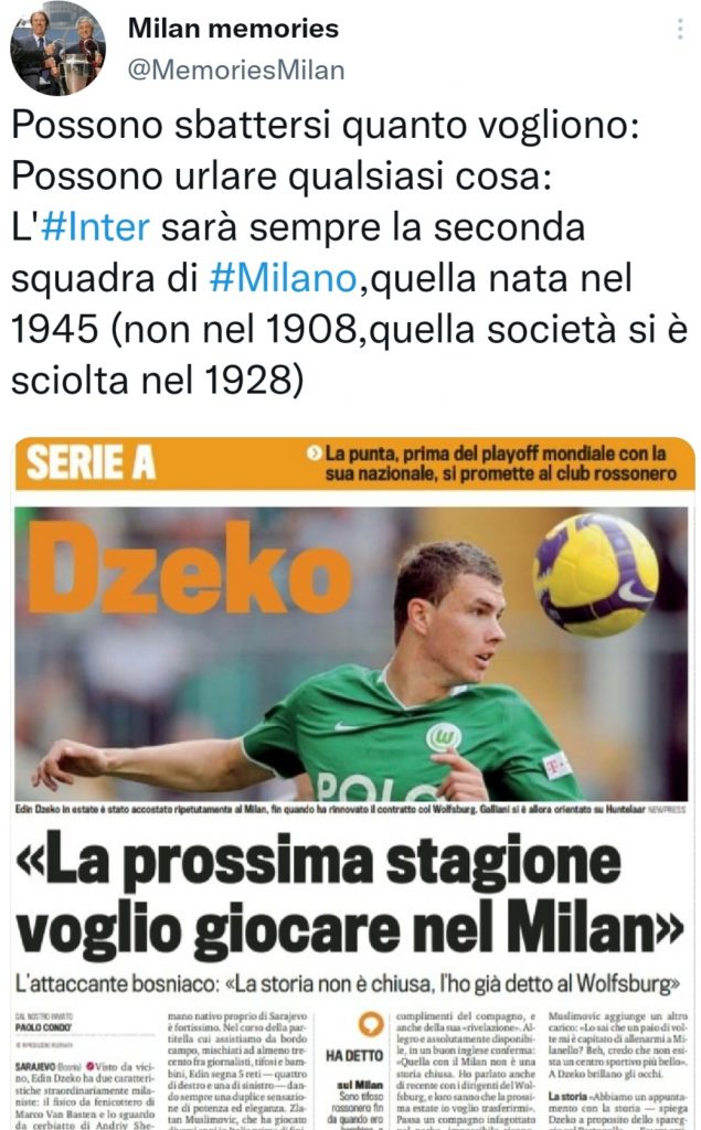 DZEKO INTER MILAN