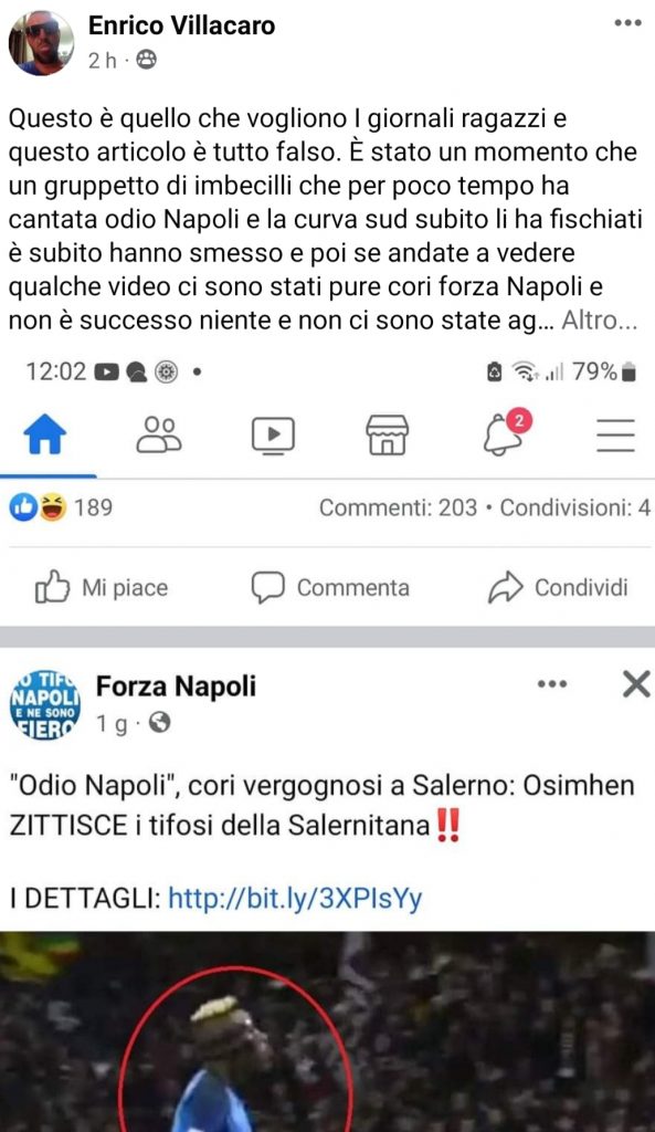 SALERNO FACEBOOK