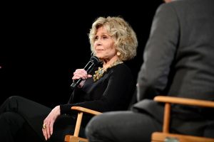 Kering Women In Motion Master Class With Jane Fonda At La Cinematheque Francaise