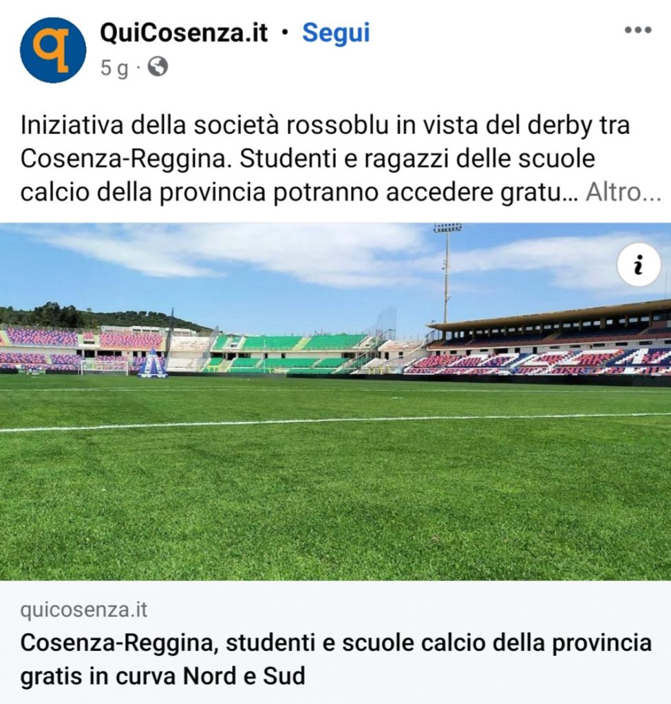 COSENZA REGGINA