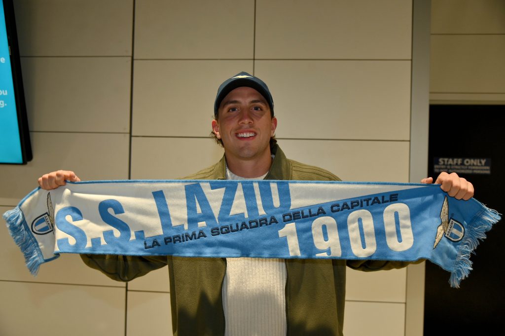 SS Lazio Unveil New Signing Luca Pellegrini