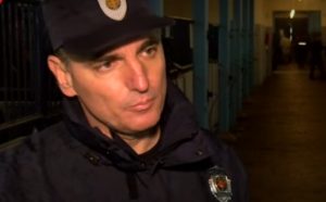 DERBY BELGRADO POLIZIOTTO A CAVALLO