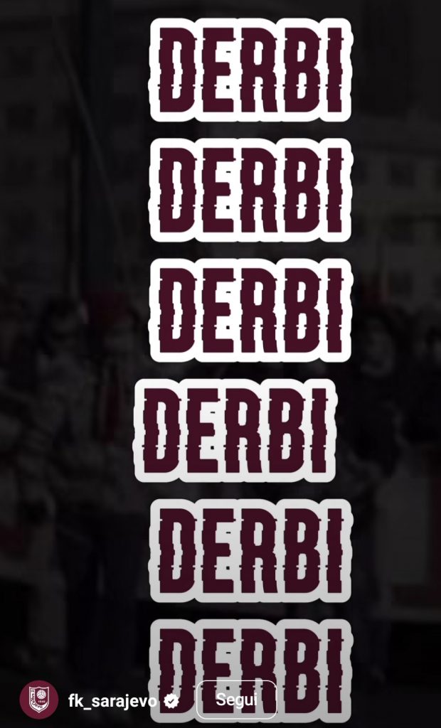 DERBY SARAJEVO