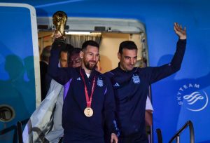FIFA World Cup Qatar 2022 Winners Arrive to Buenos Aires