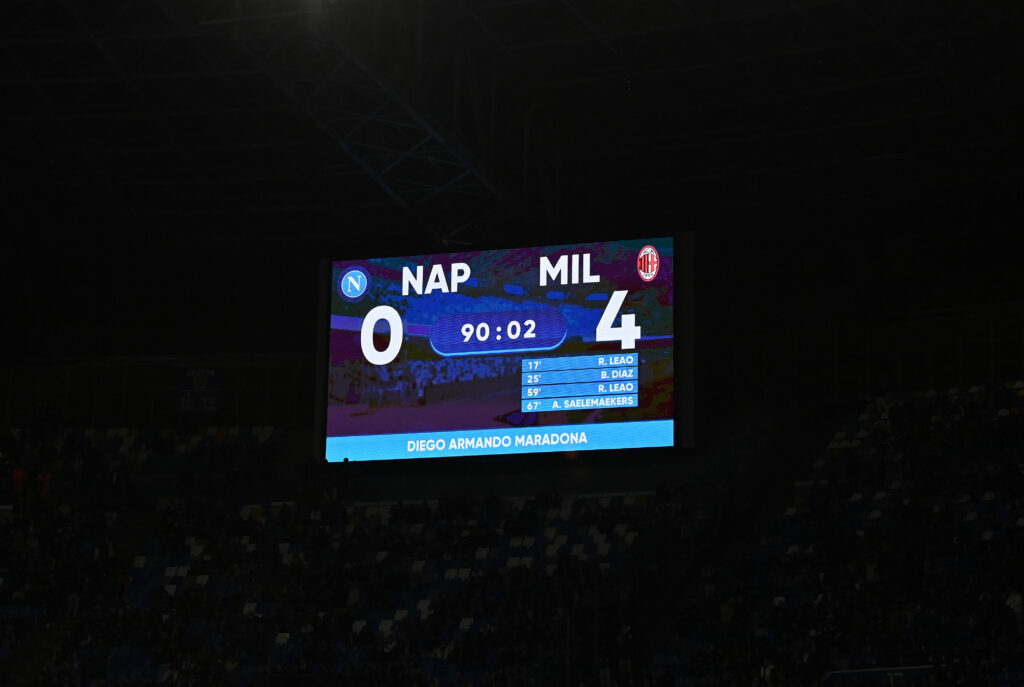 SSC Napoli v AC Milan - Serie A
