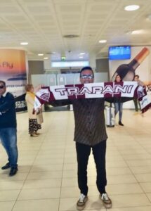 L'imprenditore Valerio Antonini all'aeroporto di Trapani-Birgi "Vincenzo Florio"