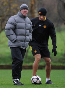 Manchester United training &amp; Press Conference