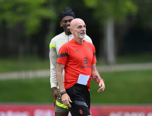 AC Milan Training Session And Press Conference