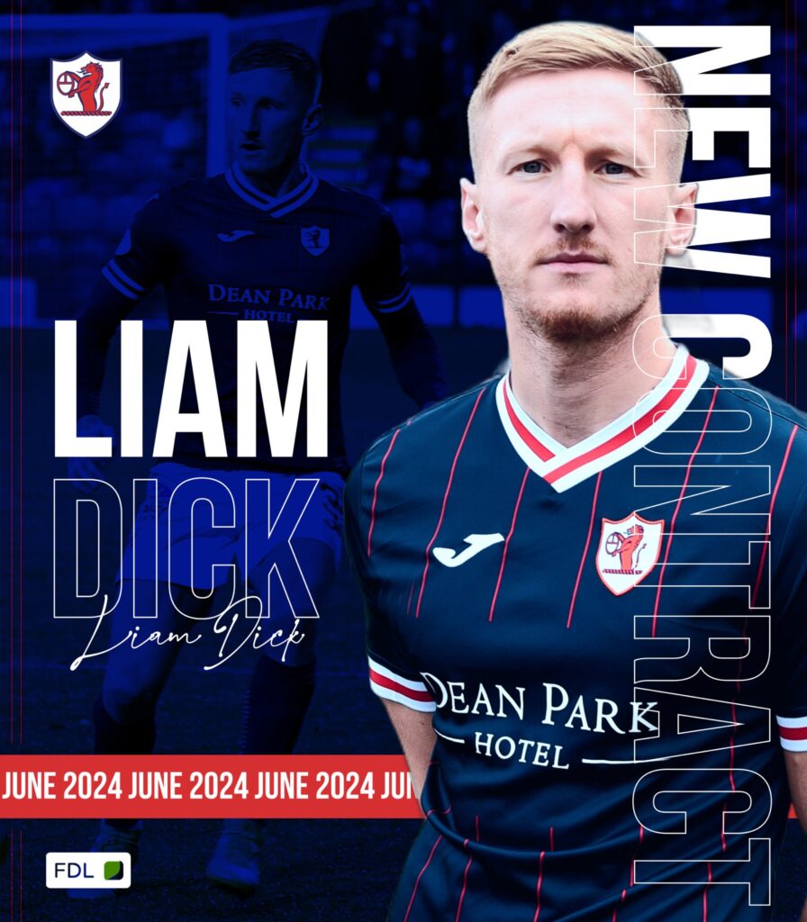 Raith Rovers, rinnovo Liam Dick