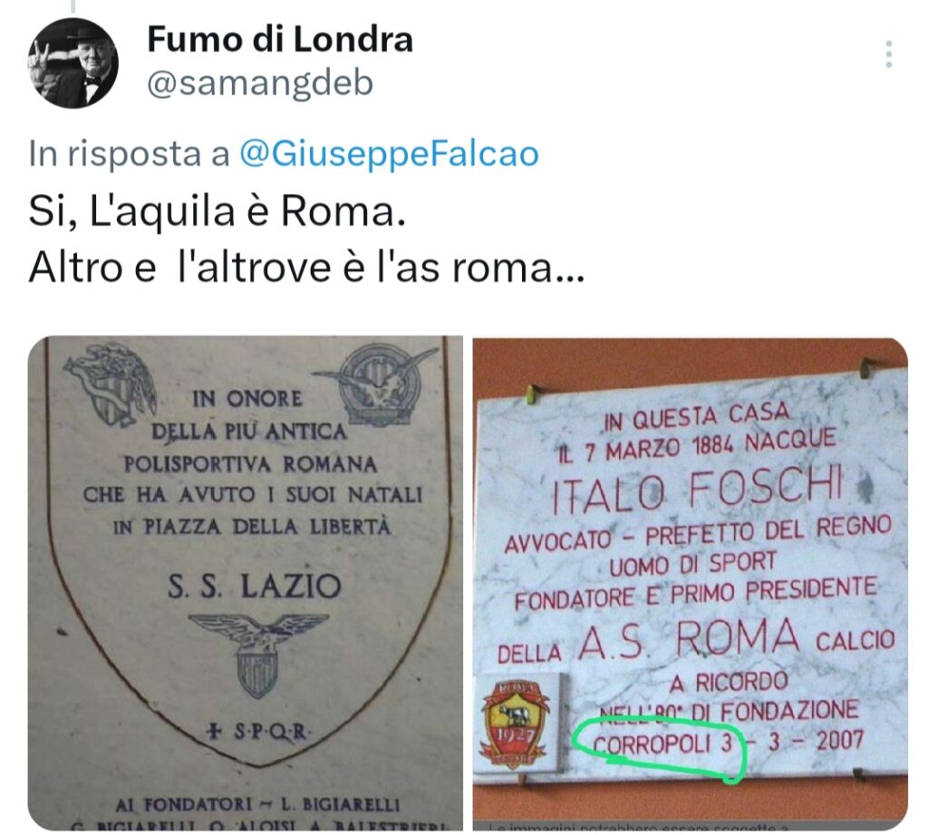 TWEET LAZIO