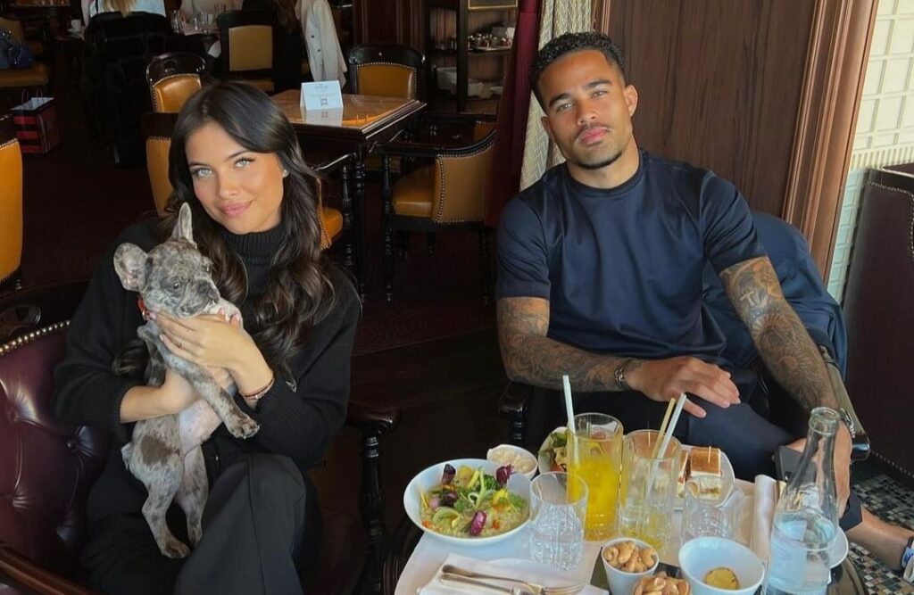 Justin Kluivert e compagna