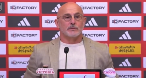 Luis De La Fuente in conferenza stampa