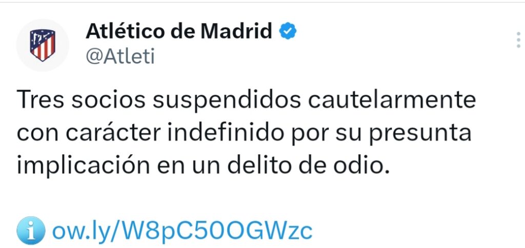 ATLETICO MADRID VINICIUS