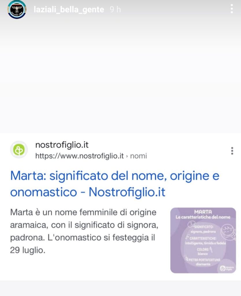 MARTA ROMA LAZIO