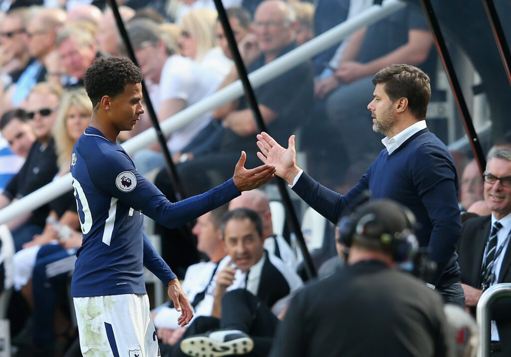 Dele Alli e Maurizio Pochettino