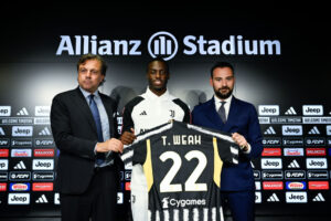 Timothy Weah of Juventus Presentation Press Conference