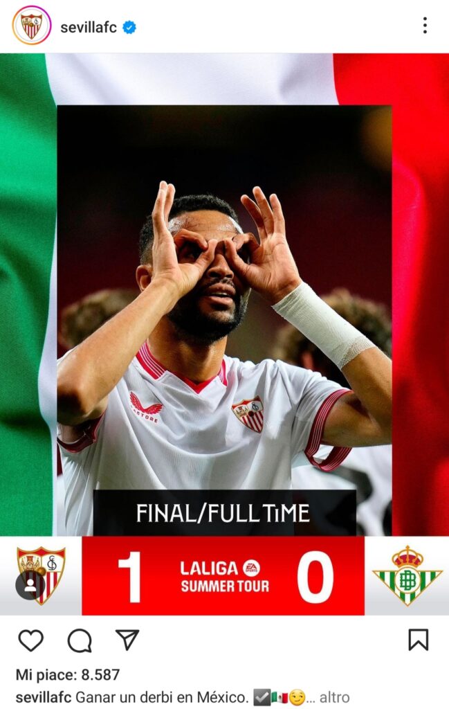 DERBY SIVIGLIA IN MESSICO