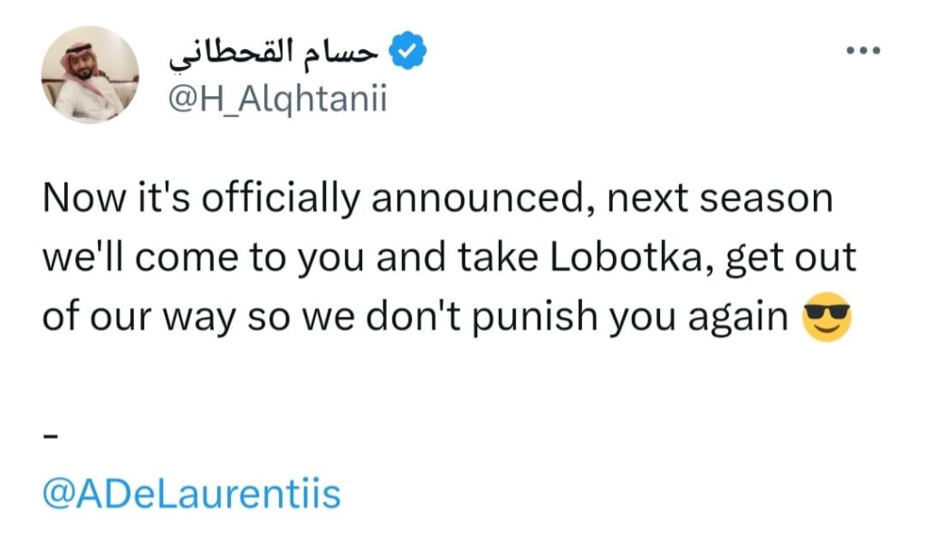 Photo by Twitter official