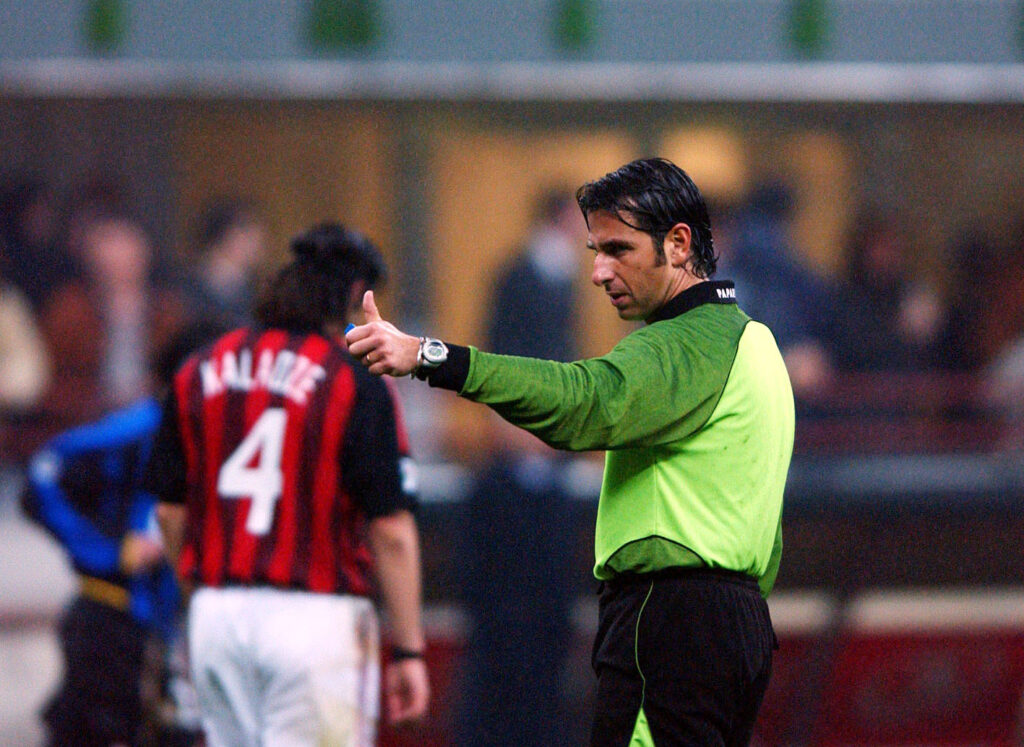 Paparesta quando arbitrò un derby di Milano
