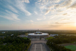 Aerial Views Of Olympic Stadium Berlin