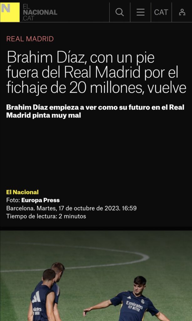 REAL BRAHIM DIAZ