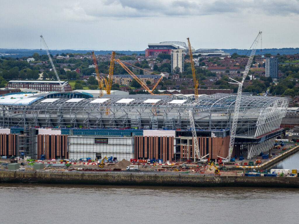 Construction Resumes On New Everton Stadium